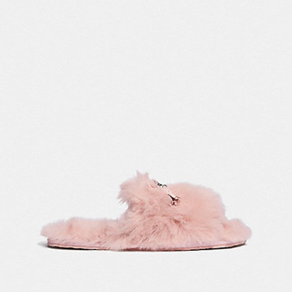 COACH Zoe Slippers Pink - Picture 2 of 2